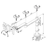 Monitor Arm CPF11