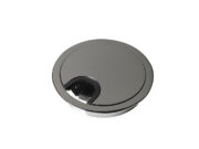 Cable outlet, Ø 80 mm - Chrome