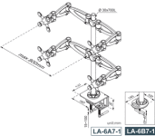 Monitor Arm LA-6A7-1