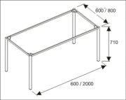 Tabel frame M-FTU
(Menu Item: Table frame 1)