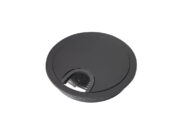 Cable outlet, Ø 80 mm - Mat black