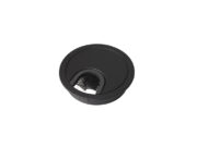 Cable outlet, Ø 60 mm - Mat black