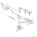Double Monitor Arm FA-215 - Silver - Image 5