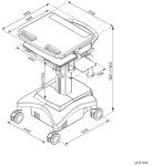 Medical Cart HC-120 - With power 230V - Image 5