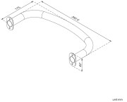 Steel Handle for Medical Carts - Image 4